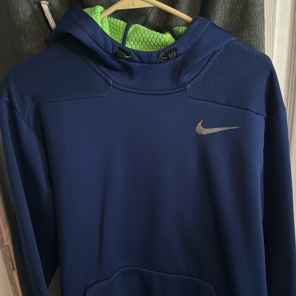 XL Blue Nike Therma-Fit hoodie